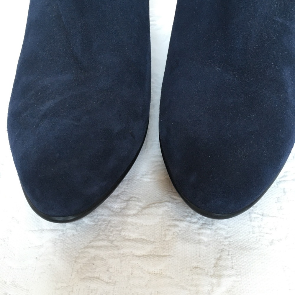 Aquatalia Blue & Black Water Resistant Boots Sz 9 - Picture 3 of 7
